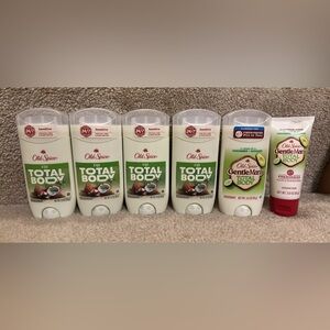 Old Spice Total Body deodorants bundle new!